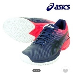 アシックス　テニスシュ一ズ23の画像