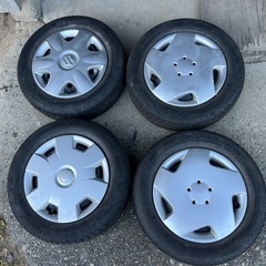 13インチ pcd100 鉄ホイール タイヤ付き 軽自動車