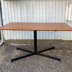 不二貿易 リビングテーブル 幅105cm ブラウン カフェ トラヴィの画像