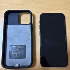 iPhone12mini 128Gモバイルバッテリー内蔵ケース付...