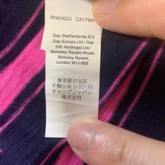 GAP t-shirt の画像