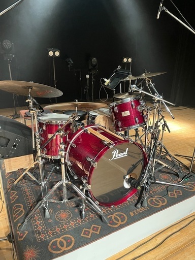 Pearl zenithal resonator ドラムセット