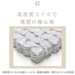 ダブルベッド　マットレスの画像