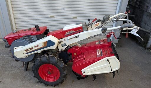 鹿児島発　ヤンマー　7.5馬力　セル始動　ディーゼルエンジン耕うん機YA75 タイヤ新品、爪新品、バッテリー交換済み