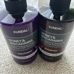 * 開封済み* Kundal アンバーバニラ　シャンプーリンスセット