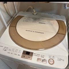 シャープ洗濯機　es-ge7a-n　　