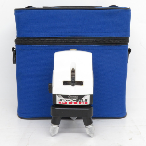 GOOD GEAR グッドギア DIYレーザー墨出器 赤色レーザー 水平・縦・鉛直 ソフトケース・三脚付 A8809PC 中古 【工具専門店 テイクハンズ金沢野々市店】