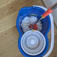 【新品同様】足踏み式回転モップの画像
