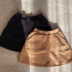 UNIQLO 130 ボアスカートの画像