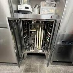 【現状渡し】庖丁殺菌庫 紫外線 キチンエース 電気式 KT-104Gの画像