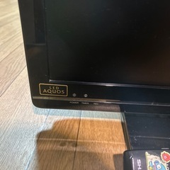 【済】シャープAQUOS  22型液晶テレビの画像