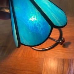 テーブルランプ💡ステンドグラスブルー（新品）値下げしました！の画像