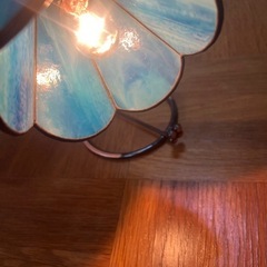 テーブルランプ💡ステンドグラスブルー（新品）値下げしました！の画像