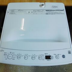 【JM265】♪2024年製♪高年式♪ ビックカメラ ORIGINAL BASIC オリジナルベーシック 全自動洗濯機 BW-45A-W Haier ハイアール 4.5kgの画像
