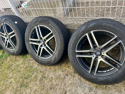 ホイール4本　スタッドレスタイヤセット　225 60 17 ヴェルファイア　アルファード