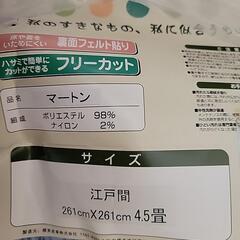 江戸間用カーペット　フリーカットラグ