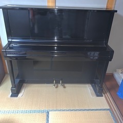 カワイのアップライトピアノ　ブラック　お譲りしますの画像
