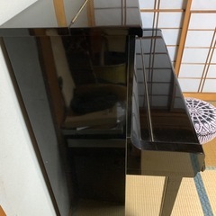 カワイのアップライトピアノ　ブラック　お譲りしますの画像