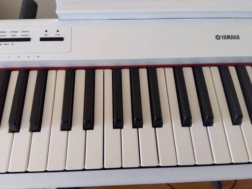 YAMAHA 電子キーボード piaggero ホワイト NP-12WH