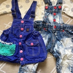 partyparty❣️70cmロンパースセットの画像