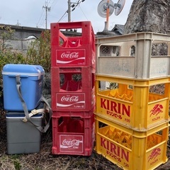 収納ケース　コカコーラ　KIRIN合計6個　 稲枝駅周辺保管