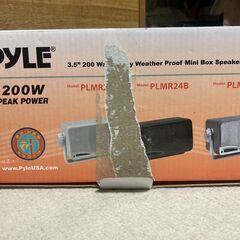 防水 3.5インチ 200W 3ウェイミニボックススピーカー 屋外対応の画像