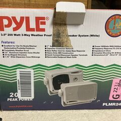 防水 3.5インチ 200W 3ウェイミニボックススピーカー 屋外対応の画像