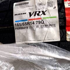 トール　タンク　ルーミー用　スタッドレスタイヤ＆ホイール　BS VRX 165/65R14 未使用４本セットの画像