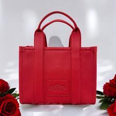 MARC JACOBS マークジェイコブス レザー ミニ トートバッグの画像