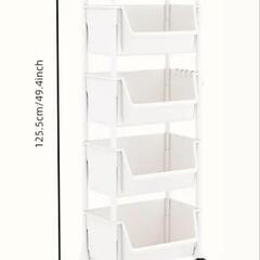 🌴４月末休止予定👋未使用✨5段(4段)ﾗｯｸｷｬｽﾀｰ付の画像