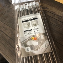 たためてかけられる水切り