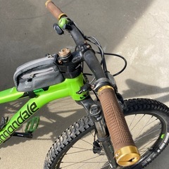 キャノンデール　サイズ　xs キッズ　自転車　グリーン　マウンテンバイクの画像