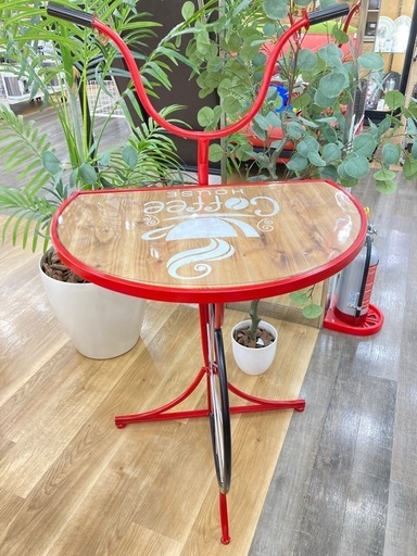 【トレファク高槻店】取りに来れる方限定！自転車モチーフのサイドテーブルの紹介です！