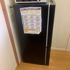 2ドア冷蔵庫