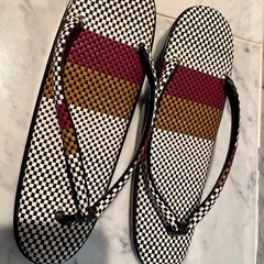 和装　バッグ＆草履の画像
