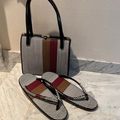 和装　バッグ＆草履