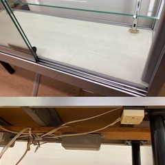 【完売しました】ガラスショーケース 7段　ディスプレイ　照明付き 店舗什器 業務用の画像