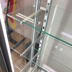 【完売しました】ガラスショーケース 7段　ディスプレイ　照明付き 店舗什器 業務用の画像