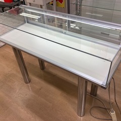 ガラスショーケース　1段 ディスプレイ　照明付き 店舗什器 業務用