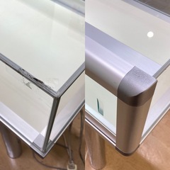 ガラスショーケース　1段 ディスプレイ　照明付き 店舗什器 業務用の画像
