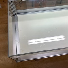 ガラスショーケース　1段 ディスプレイ　照明付き 店舗什器 業務用の画像