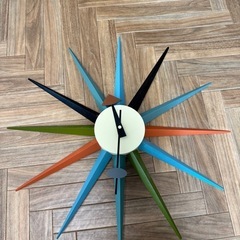 ＊ご成約【お手渡し希望】＊リプロダクト＊Vitra（ヴィトラ）SUNBURST CLOCK（サンバーストクロック）マルチ　オブジェ（動きません）　の画像