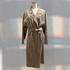 美品rekaロングコート ピンクベージュ