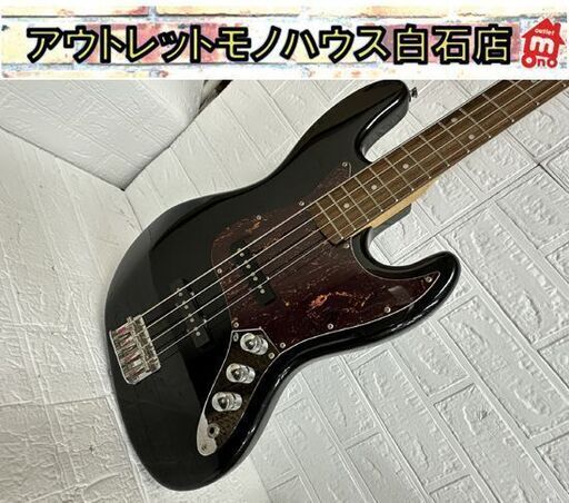 中古 フォトジェニック エレキベース ジャズベースタイプ JB-240 ブラック×べっ甲 PhotoGenic 現状品  札幌市白石区 白石店