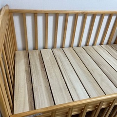 カトージ　KATOJI ベビーベッド　レギュラーサイズ　ナチュラルの画像