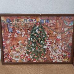 【完成品】クリスマスのジグソーパズル1000P の画像