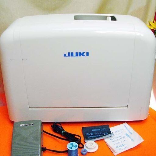【◆JUKI 機能満載コンピューターミシン+フットコントローラ】整備済み品 現品管理番号：s1217_02w