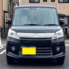 ★お話中★かっこいい🧡✨高年式‼️車検付き!! 左側パワースライドドア、プッシュスタート、ナビ、ETC、バックカメラなどなど👌装備多数🙆‍♀️♬ 安全装備も充実したフレアワゴンカスタムスタイル入庫しました🚗の画像