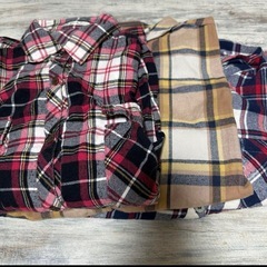 チェックシャツ3点セットの画像