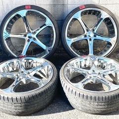 22インチタイヤホイールセット